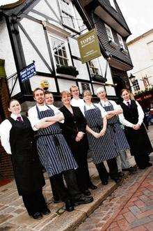Topes restaurant in Rochester High Street has been listed as one of the best in the country for its British food