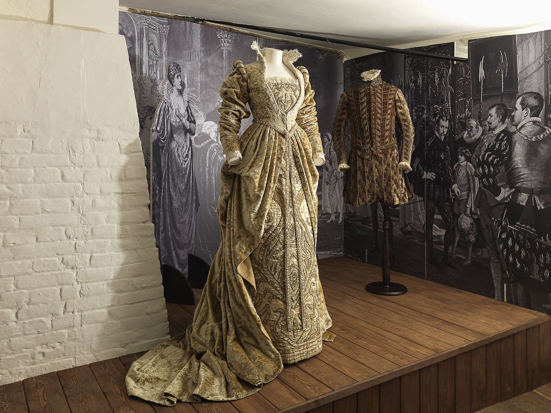 Ellen Terry's and Henry Irving's costumes from Much Ado About Nothing Picture: National Trust/David Brunetti