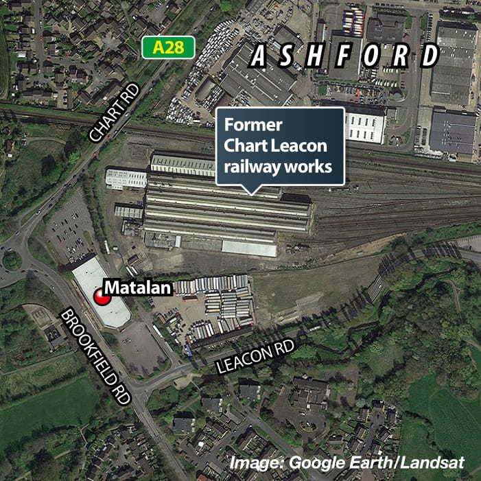 The Chart Leacon depot next to Matalan has sat unused since 2014