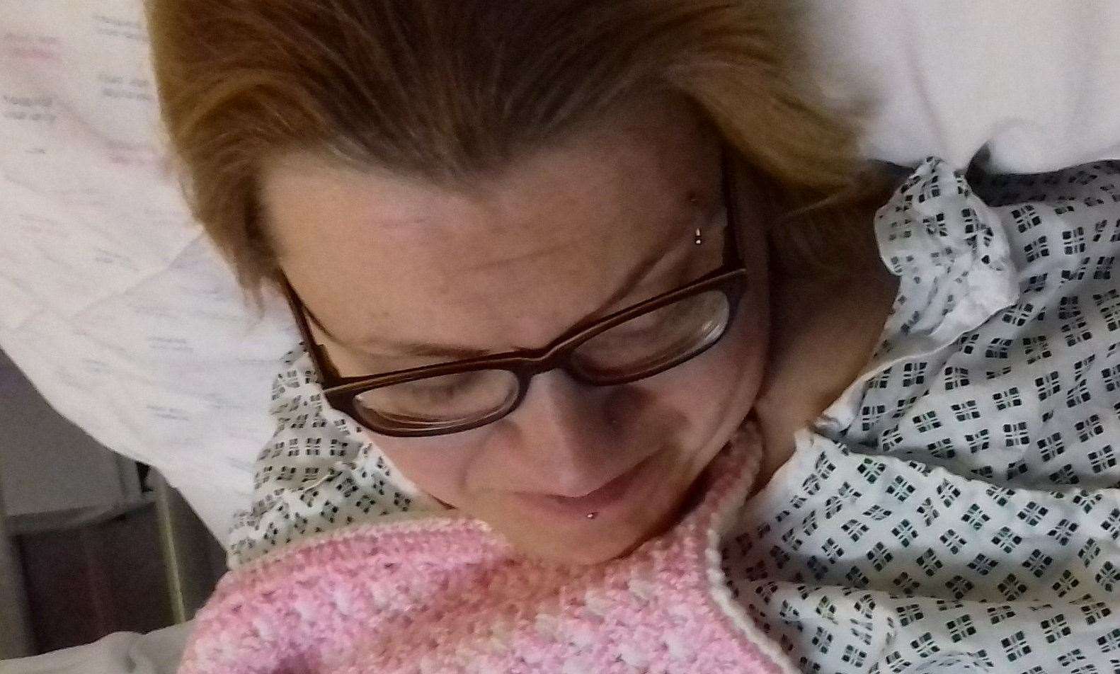 Shelley Russell's baby was stillborn two days after midwives ignored her concerns about her heartbeat. Picture: SWNS
