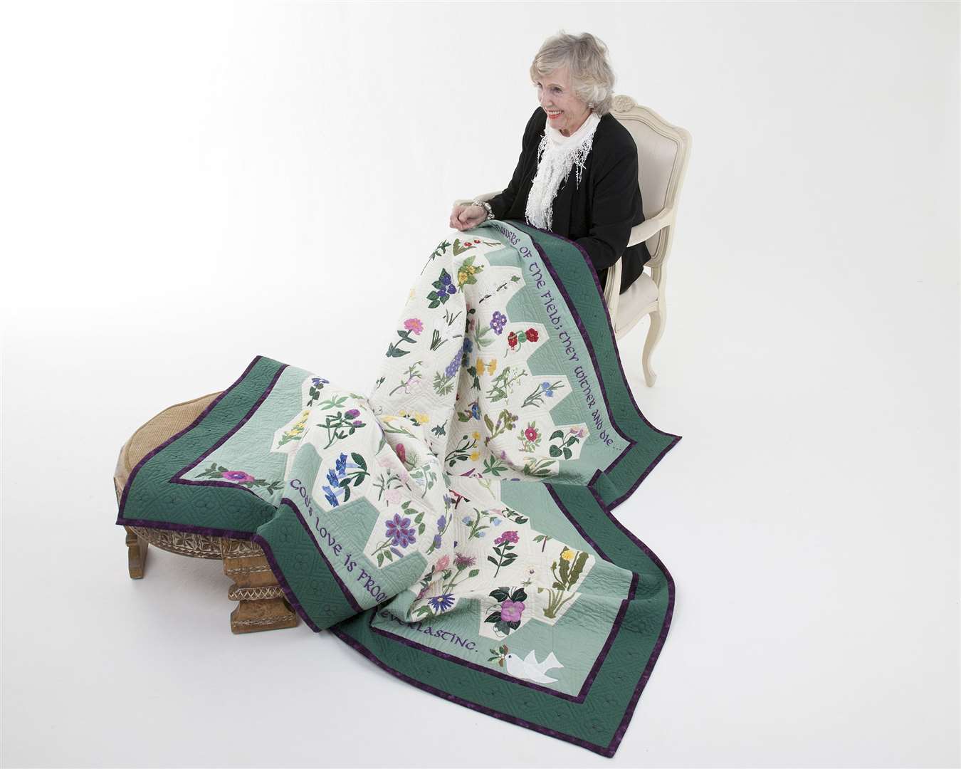 Rosemary was a keen quilter, having co-founded a countywide group for fellow enthusiats and sold patchworks to London stores