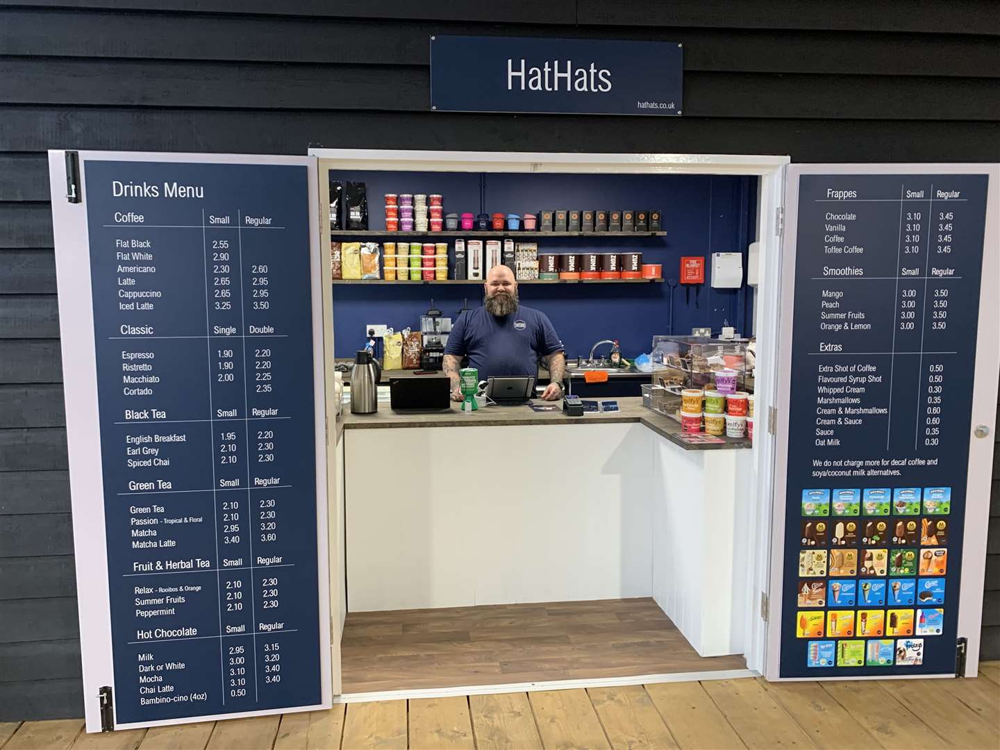 HatHats Coffee at the Quay Ltd opened at the South Quay Shed in Whitstable harbour. Picture: Canterbury City Council