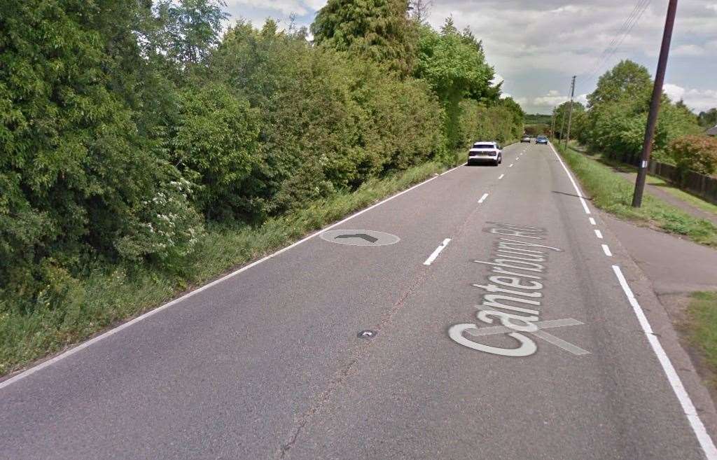 General view of the A28. Picture: Google Maps