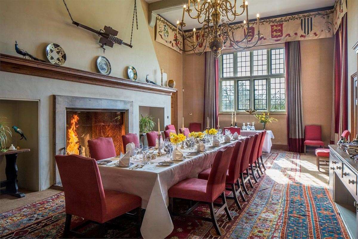 The splendid dining room