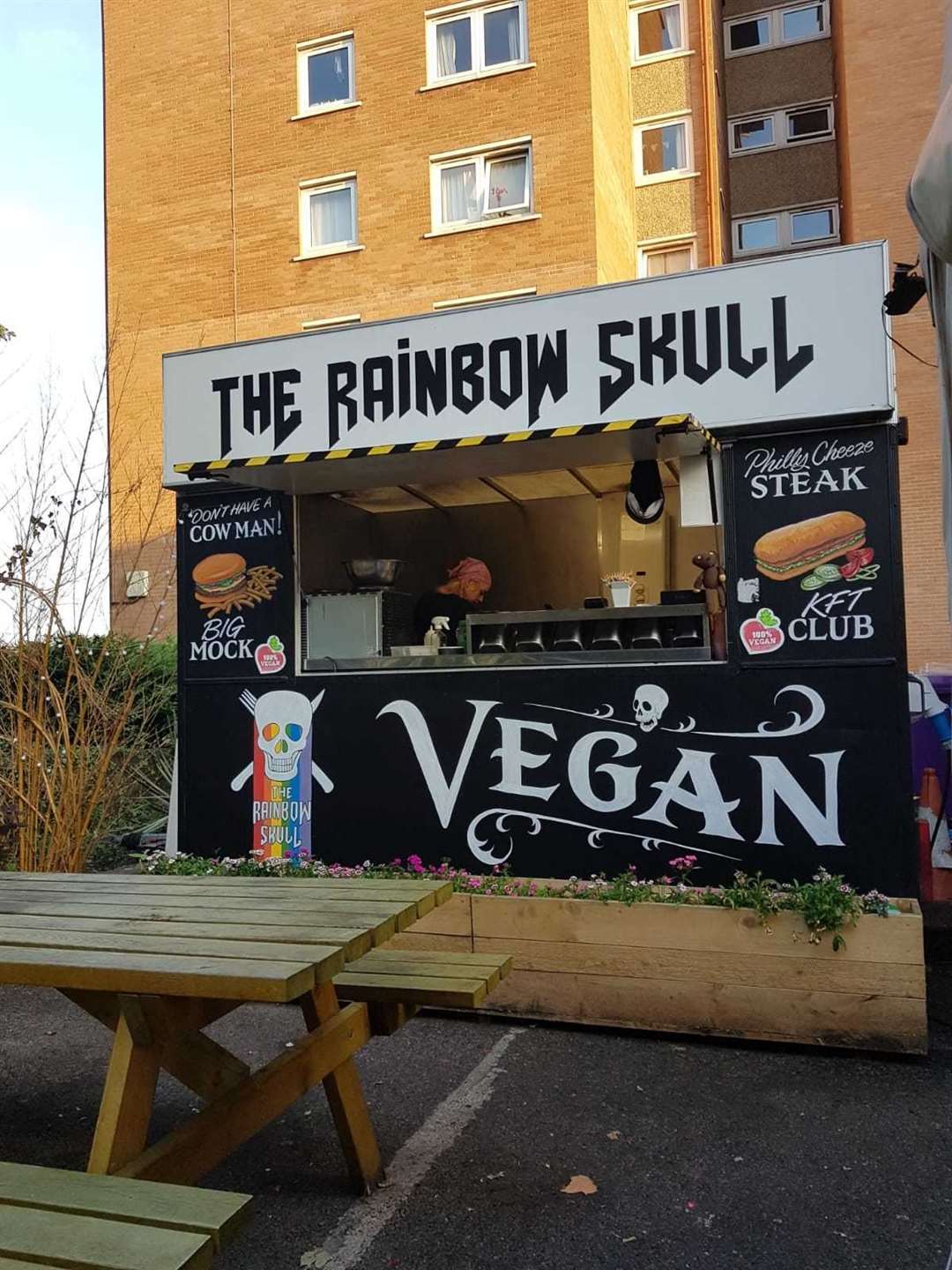 The Rainbow Skull vegan grill is moving to a new site in Maidstone town centre