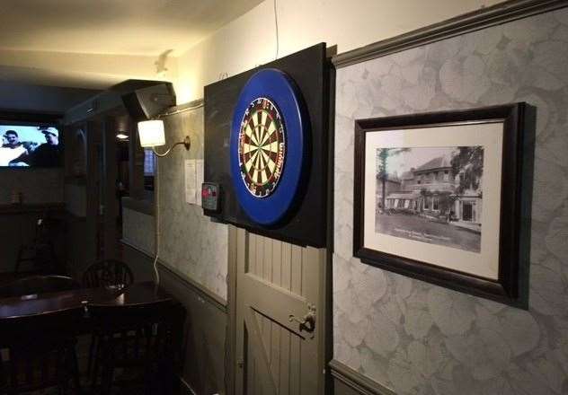 The dartboard was mainly ignored until one regular decided it was time to try out his new £20 darts