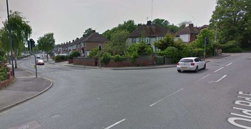 Anthony Munns' body was found in an alleyway behind a house in Old Road East, Gravesend, in May. Picture: Google