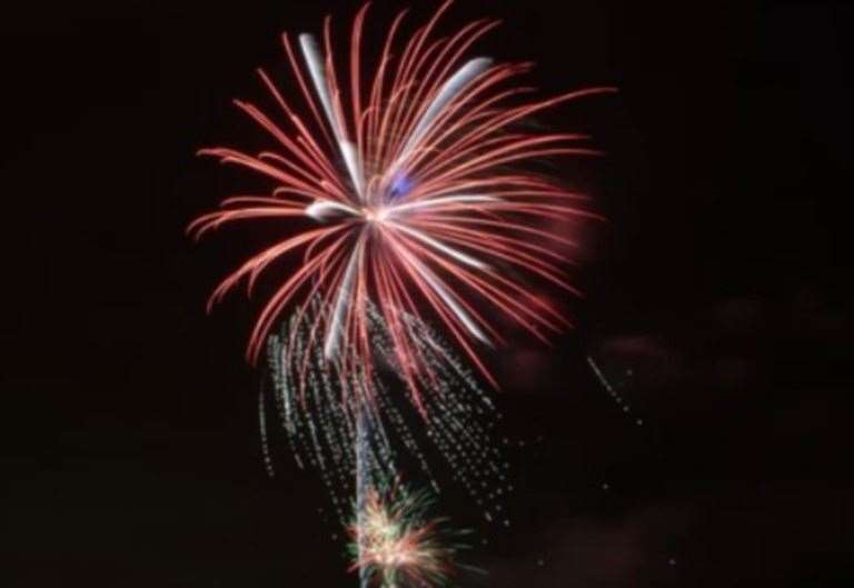 The Gravesend riverside fireworks show is a popular draw. Photo: Jason Arthur.