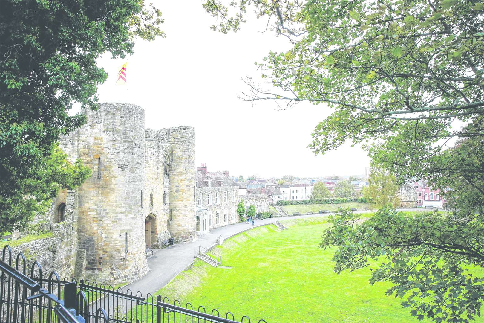 Service personnel can visit Tonbridge Castle for free on Saturday. Picture: Google street view