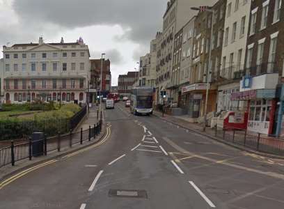 The incident happened on Marine Gardens at around 12.30pm today. Picture: Google Maps