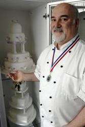 Master cake decorator Colin Vincent. Picture:Chris Davey