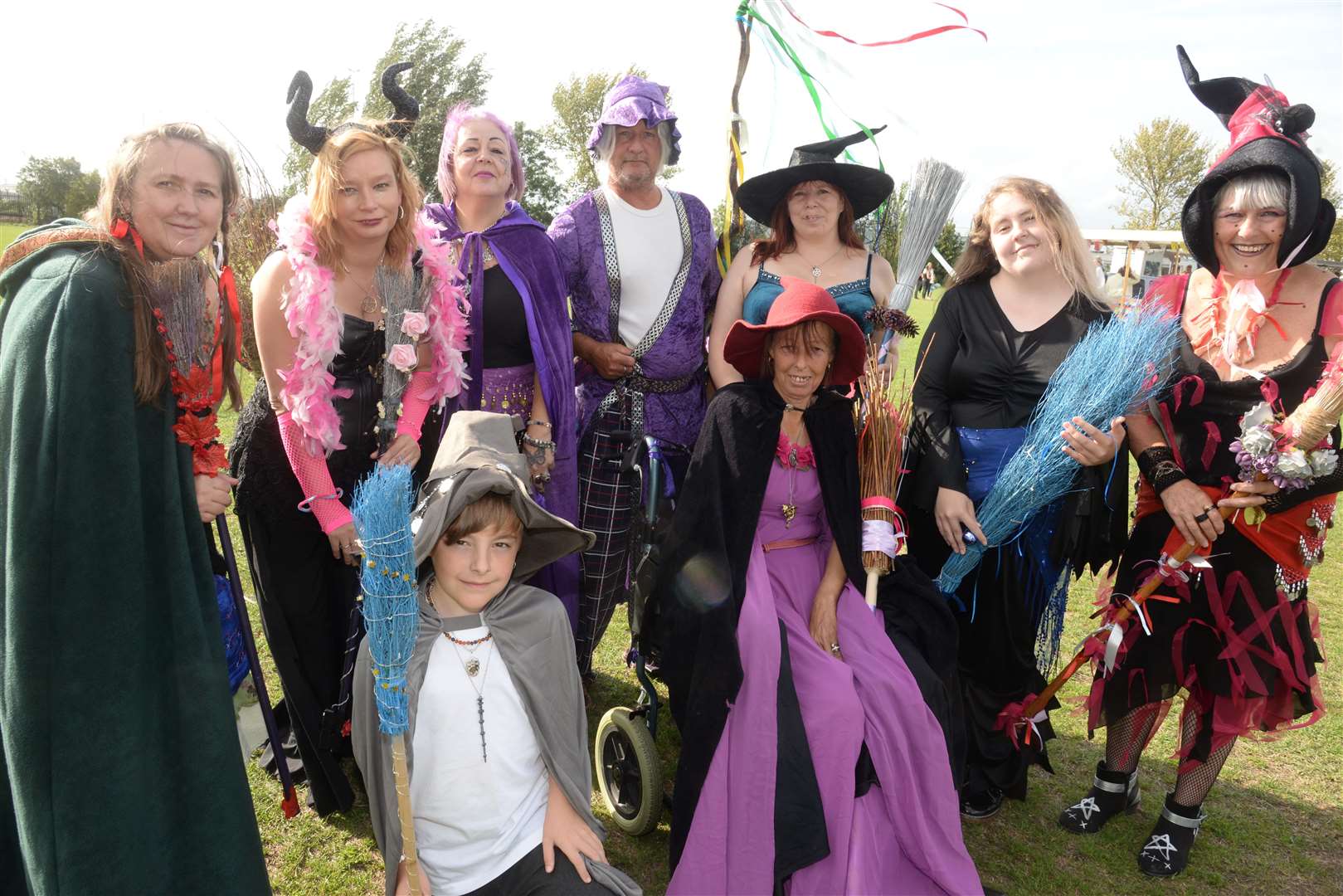 Toil and Trouble bewitched spectators during the Sheerness Carnival. Picture: Chris Davey. (15383943)