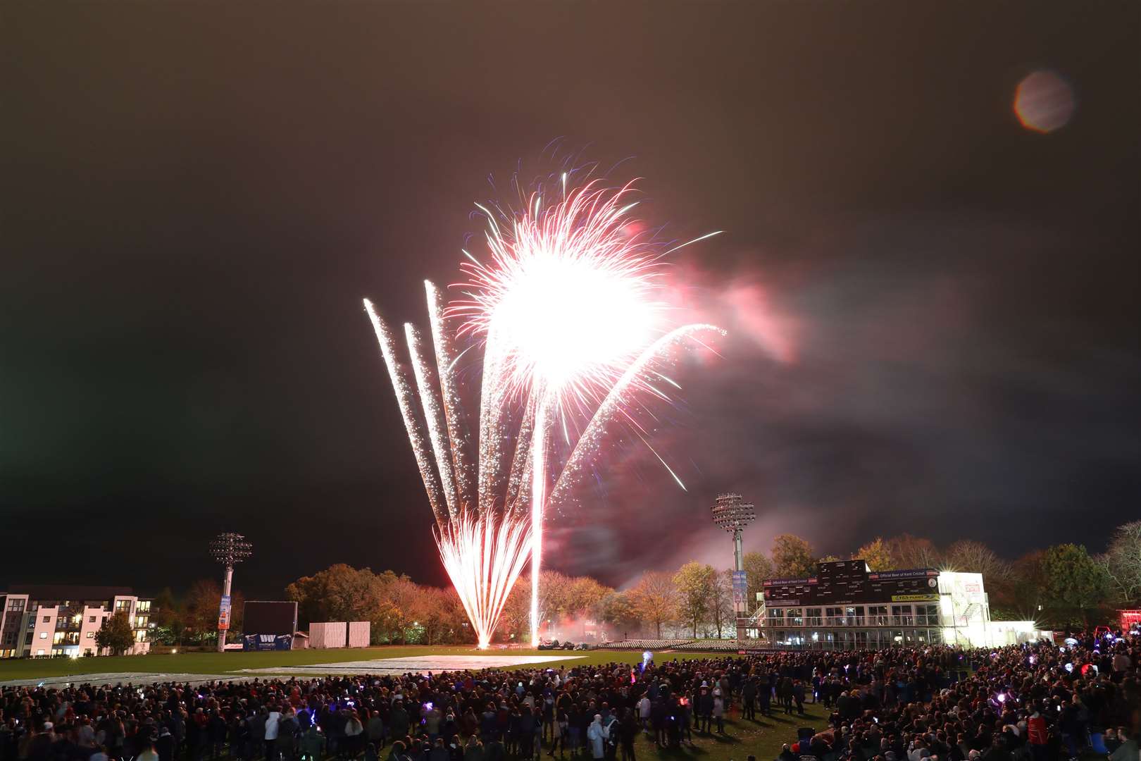 The Spitfire Ground is one of the biggest fireworks displays in Canterbury. Picture: Andy Jones