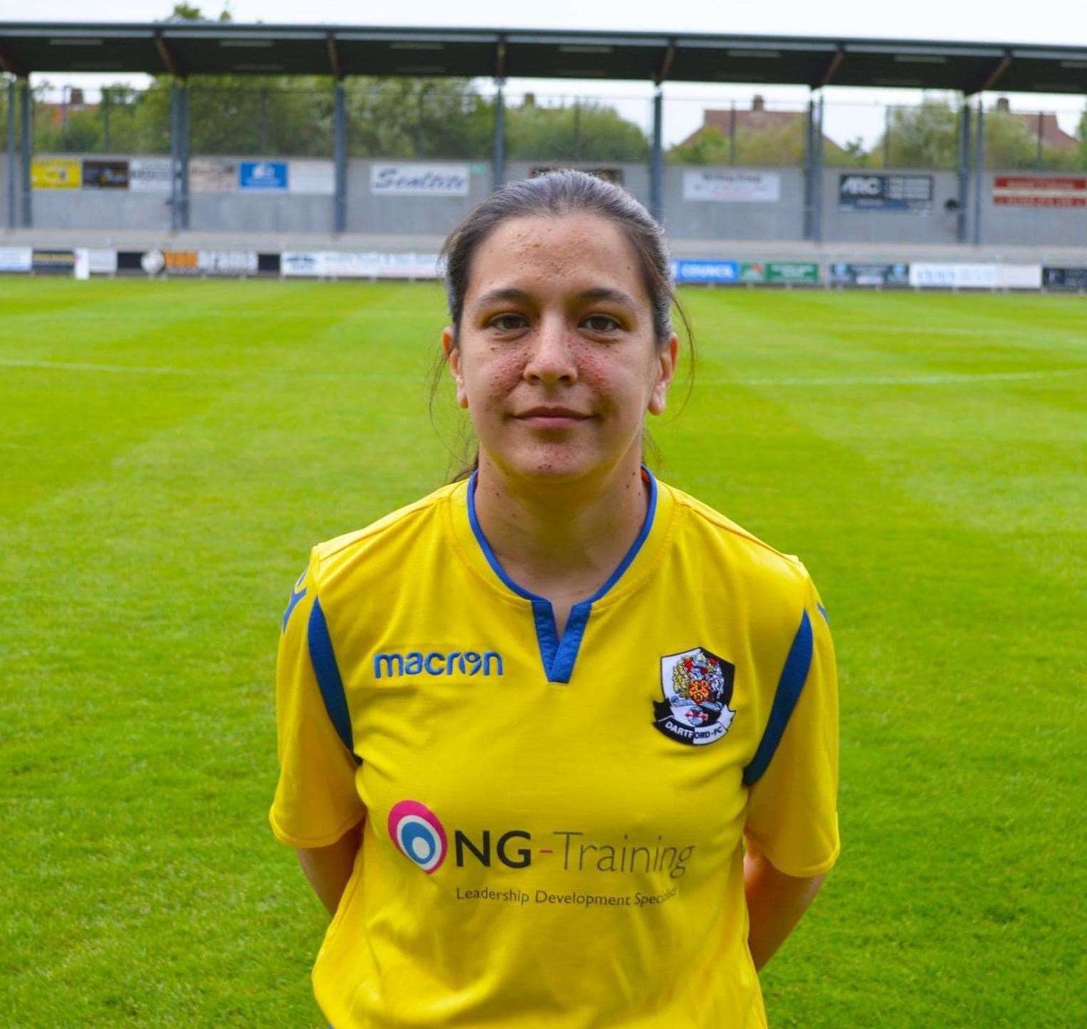 Leyla Latif played for the Dartford FC women's reserve side