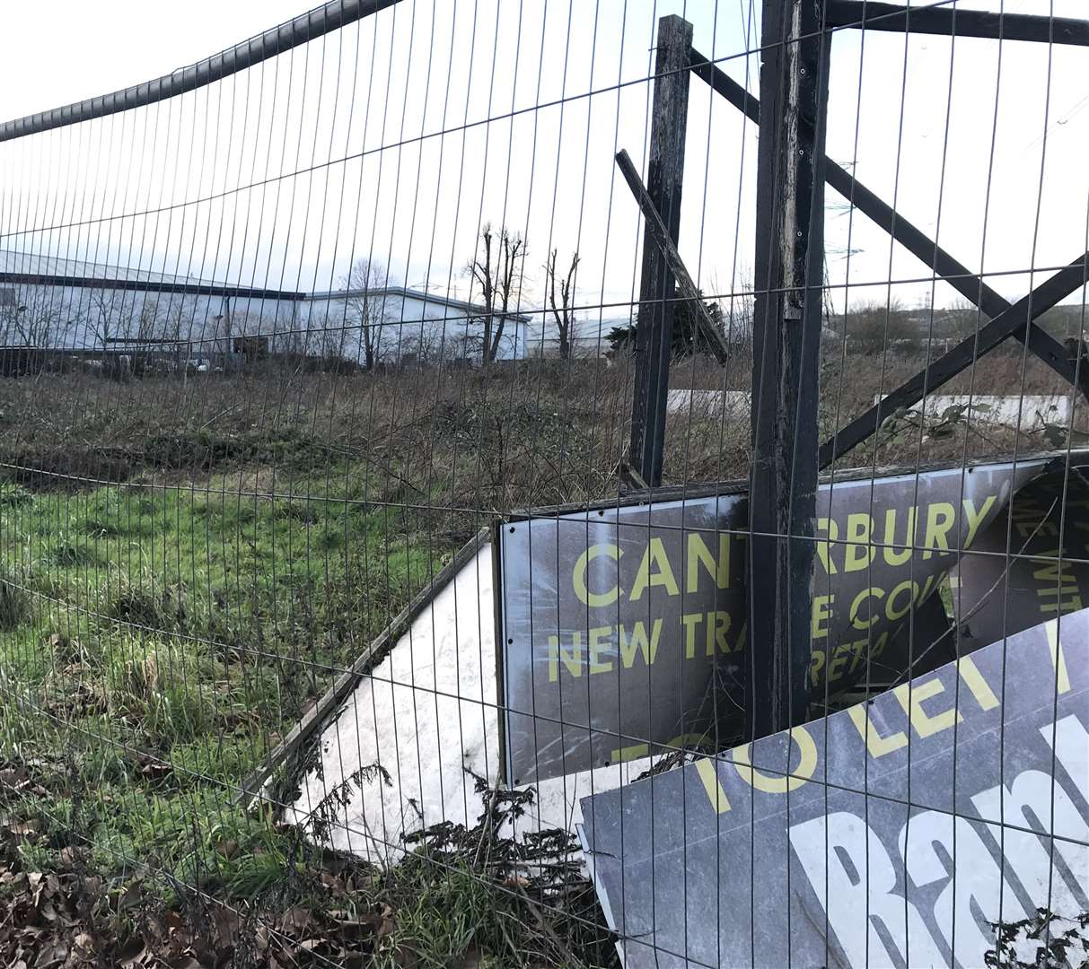 The site, which used to be part of the Southern Water sewage works, has long been a blot on Canterbury’s landscape