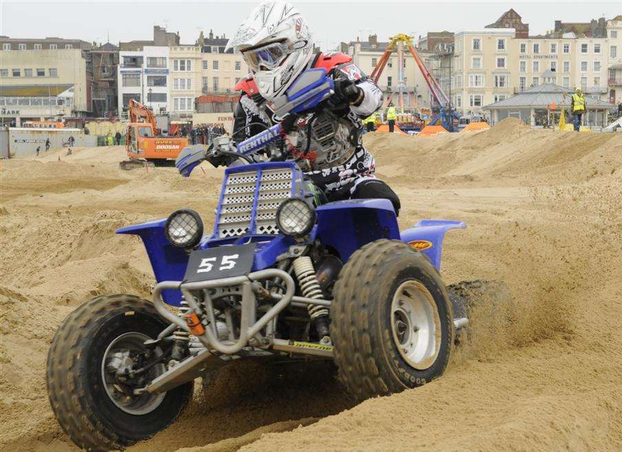 International quad biking comes to Margate sands