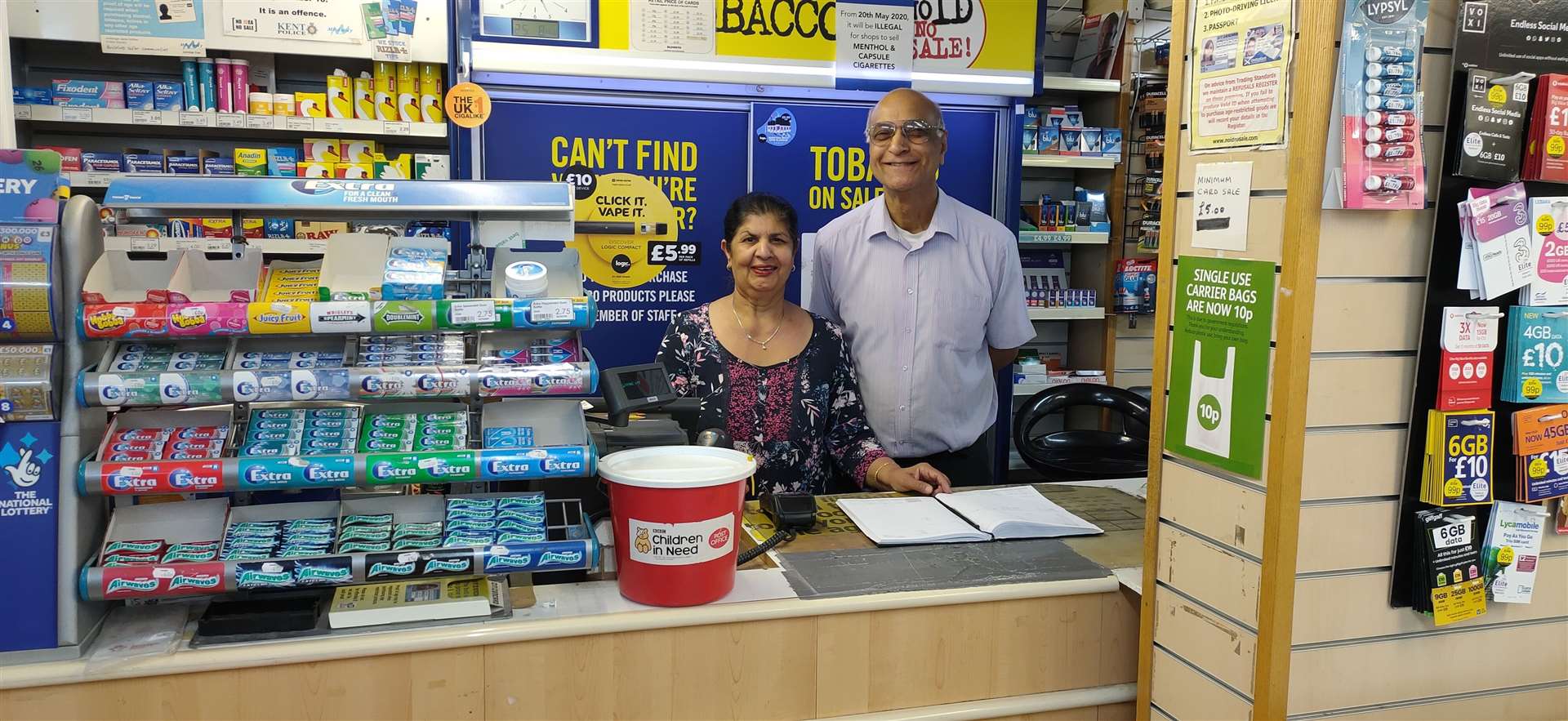 Surinderpal and Kamaljit Sandhu have retired after running their shop in Allhallows for 37 years