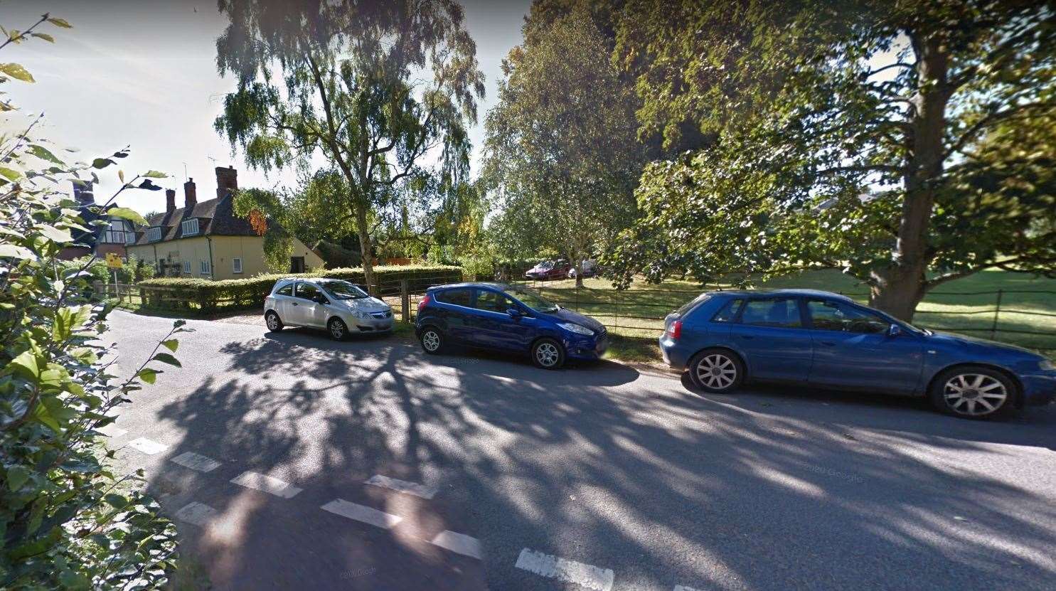 The man was arrested in The Street, Bishsbourne, yesterday. Picture: Google