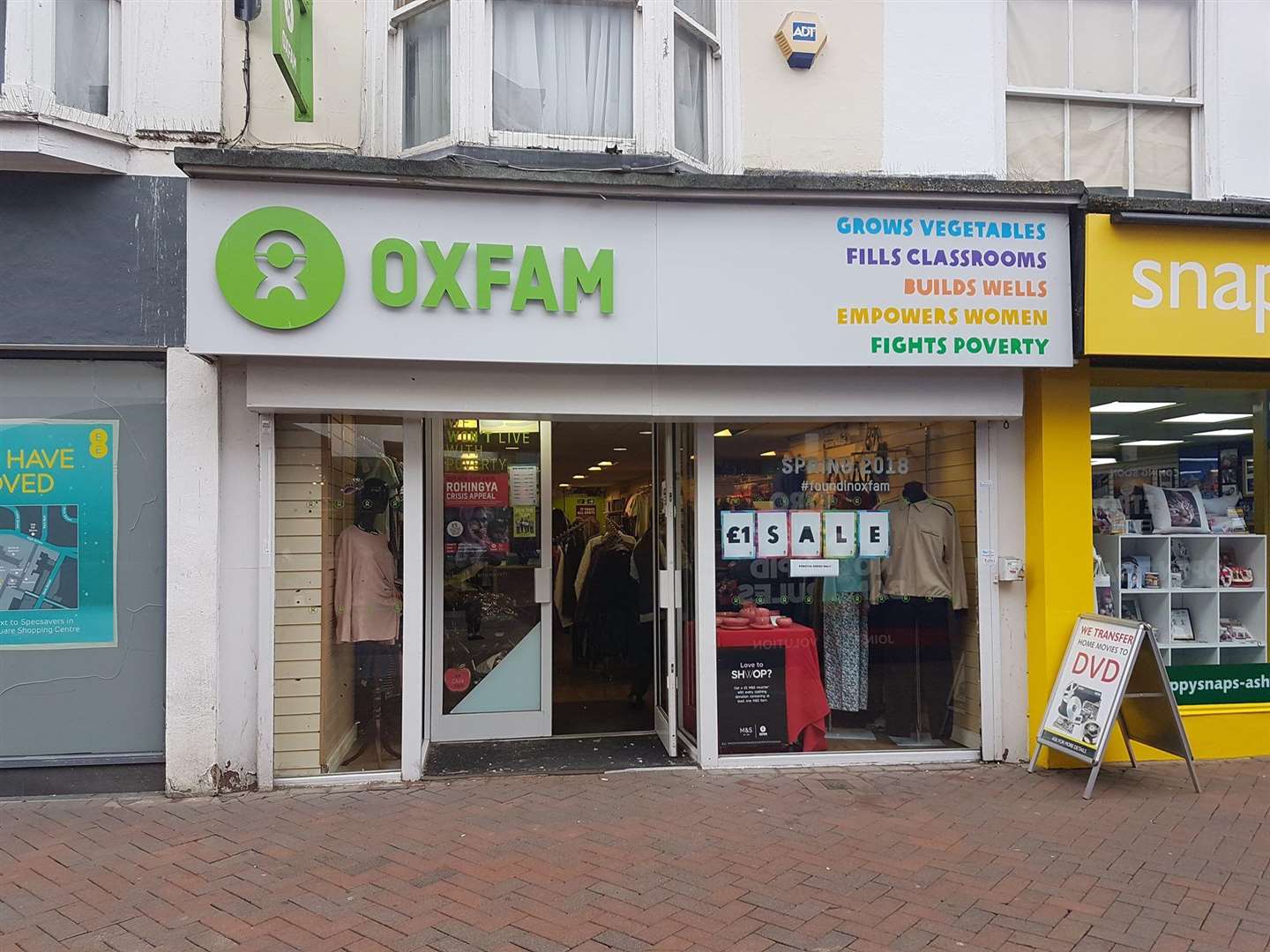 Ashford Oxfam to close after 34 years in town