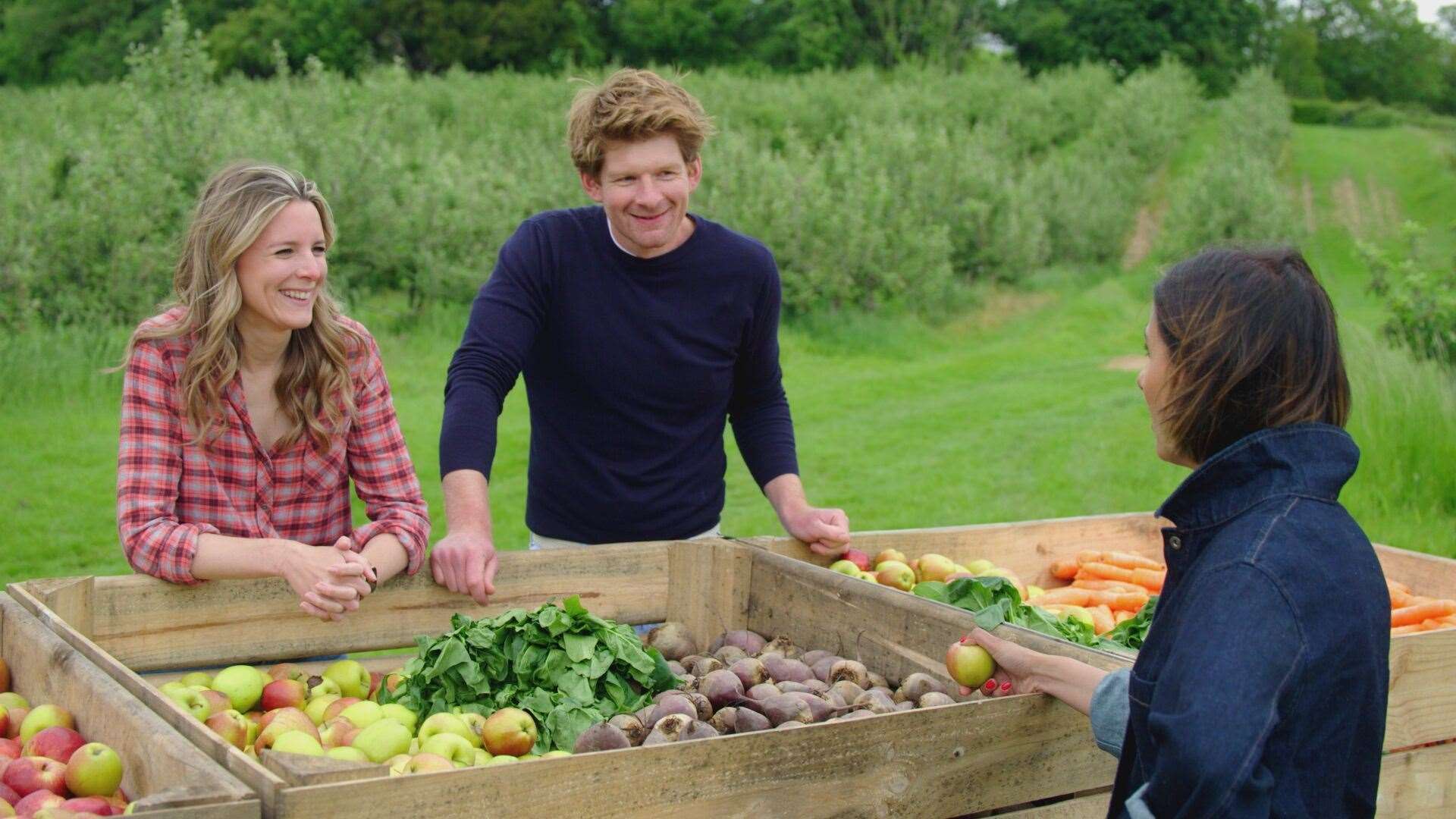 Charlie and Laurie appeared on the Channel 4 show last night. Picture: Aldi