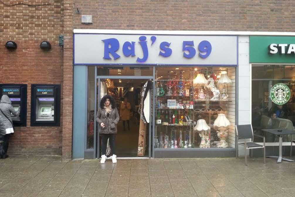 Raj's 59 in St George's Street, where the men were arrested for immigration offences.