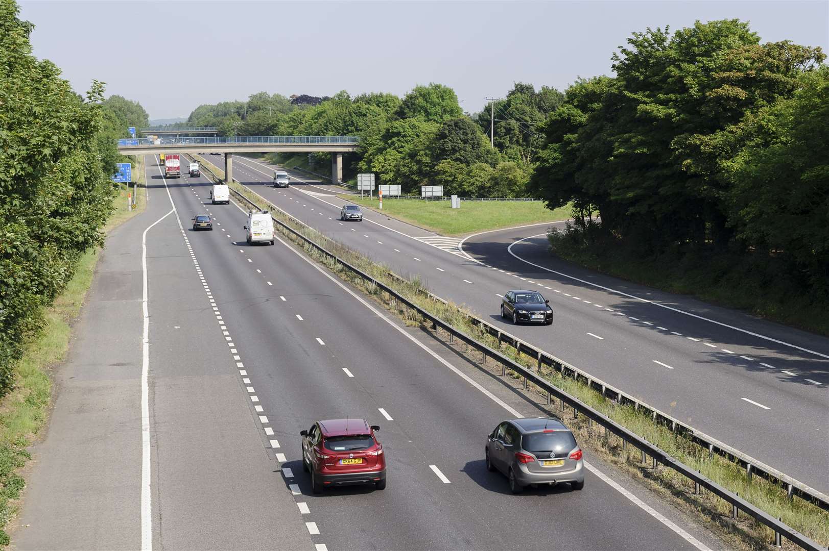 The M2 will be open London-bound, but shut coastbound between Junction 7 and 5