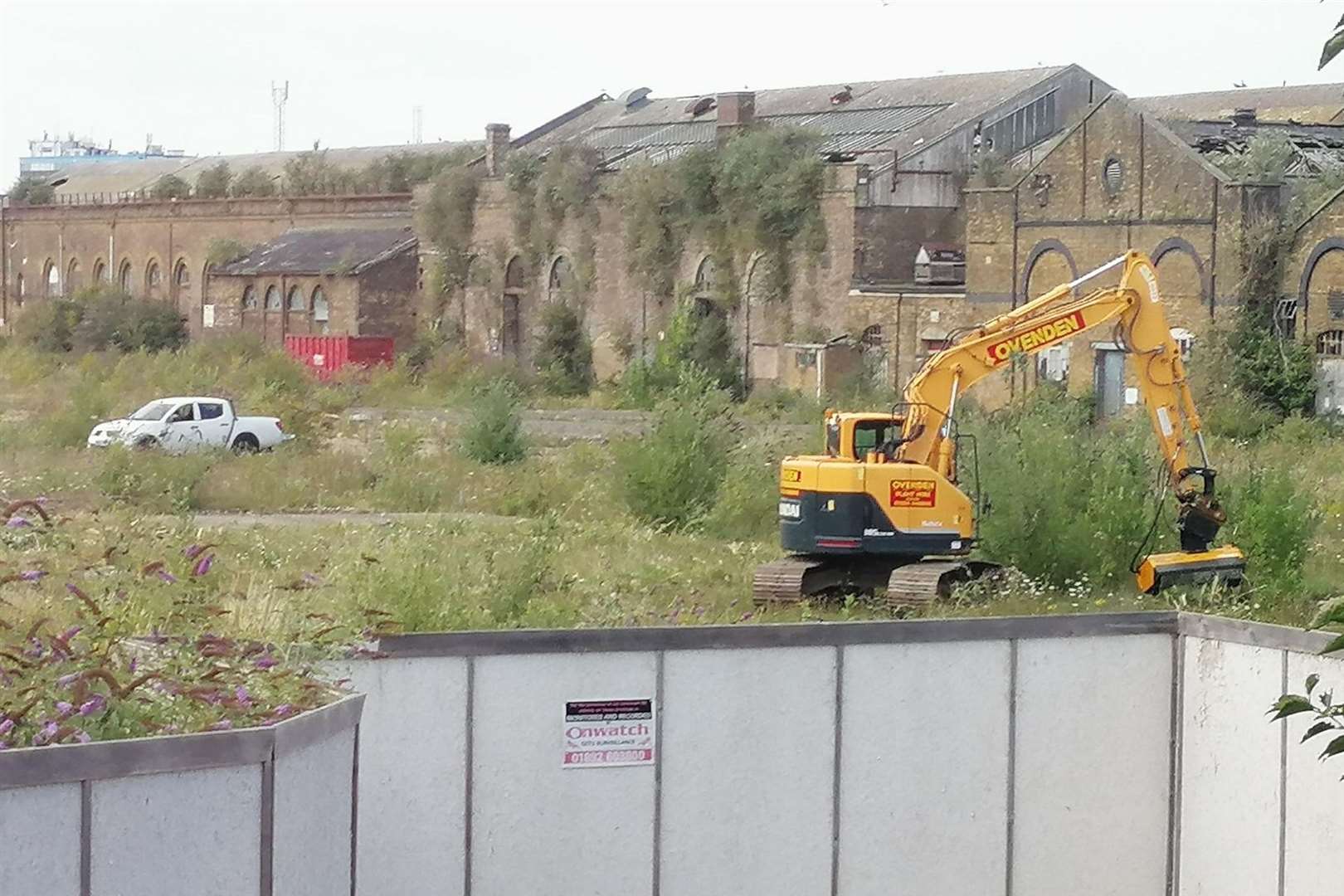 Diggers have moved onto the Newtown site. Picture: Helen Wait
