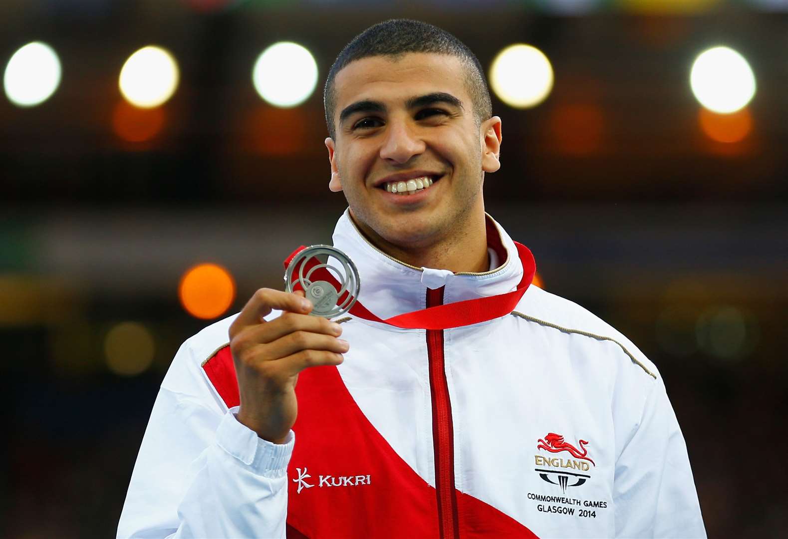 Adam Gemili won silver in the 2014 Commonwealth Games in Glasgow. Picture: Clive Rose/Getty Images