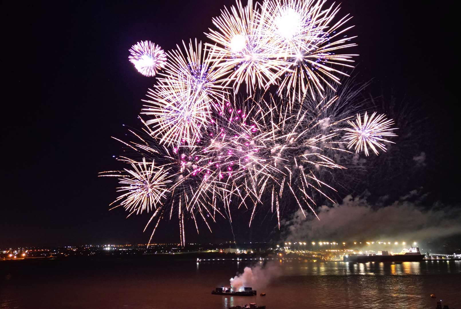 Fireworks organised by Gravesham Borough Council in 2022. Picture: Jason Arthur