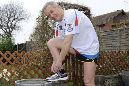 Super-fit Mike Crawley will be running to raise money for charity
