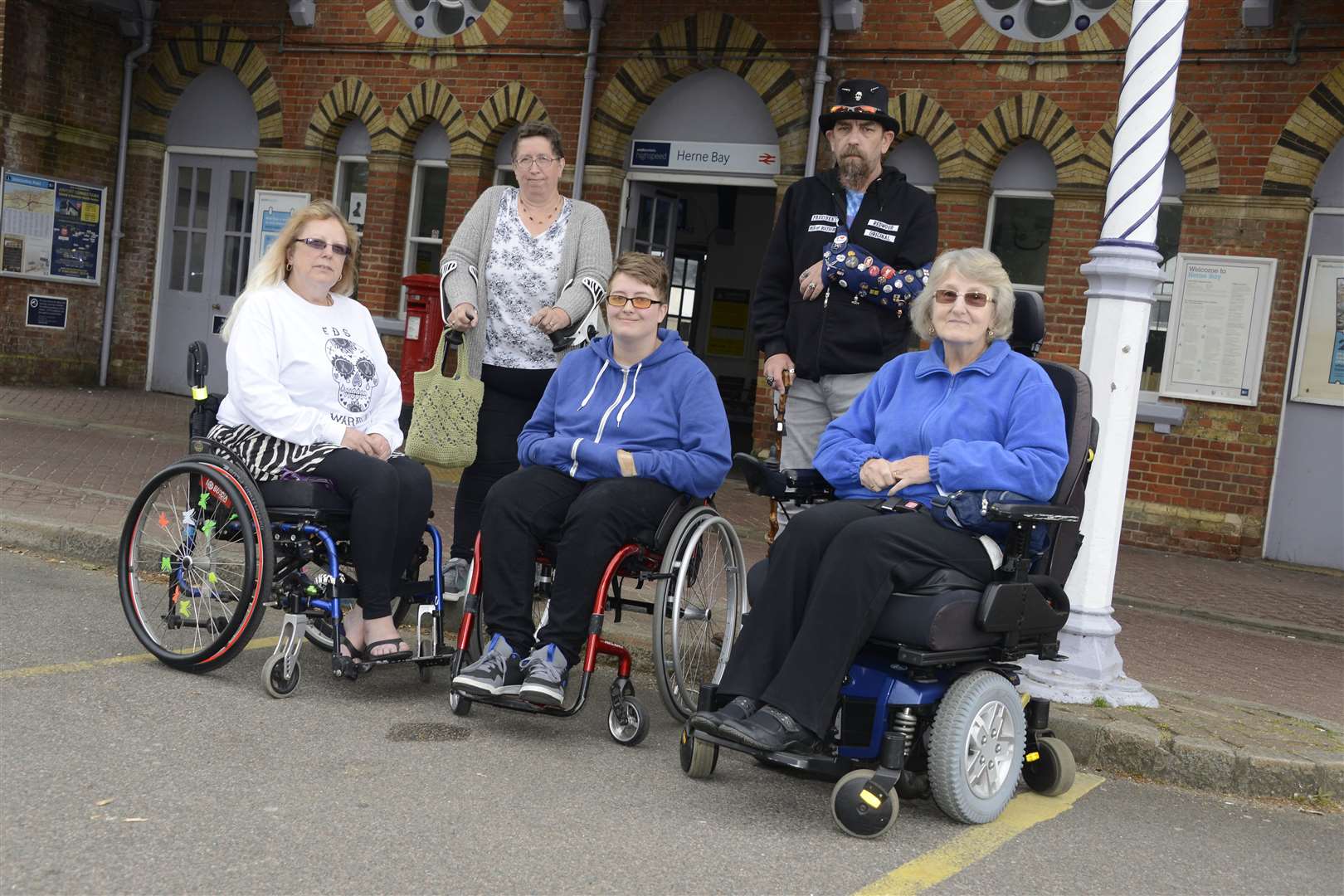 Sheila Appleton (pictured, right) says the scheme will allow disabled passengers to travel from Herne Bay to London freely
