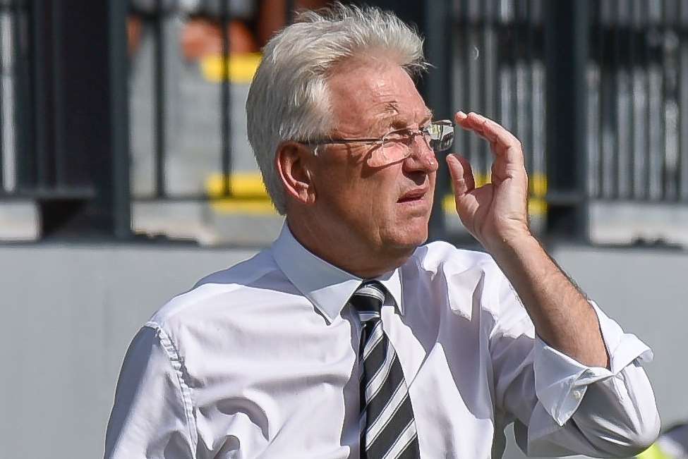 Dover manager Chris Kinnear Picture: Alan Langley