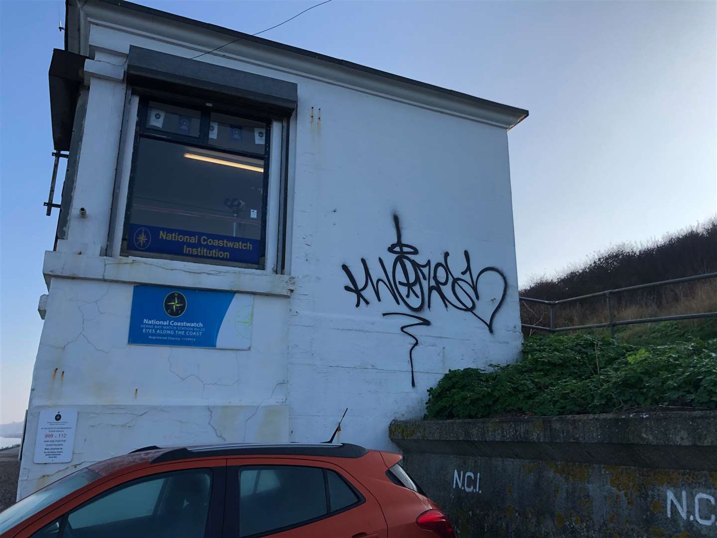 The incident comes as activists believe there has been a rise in graffitiing across Herne Bay