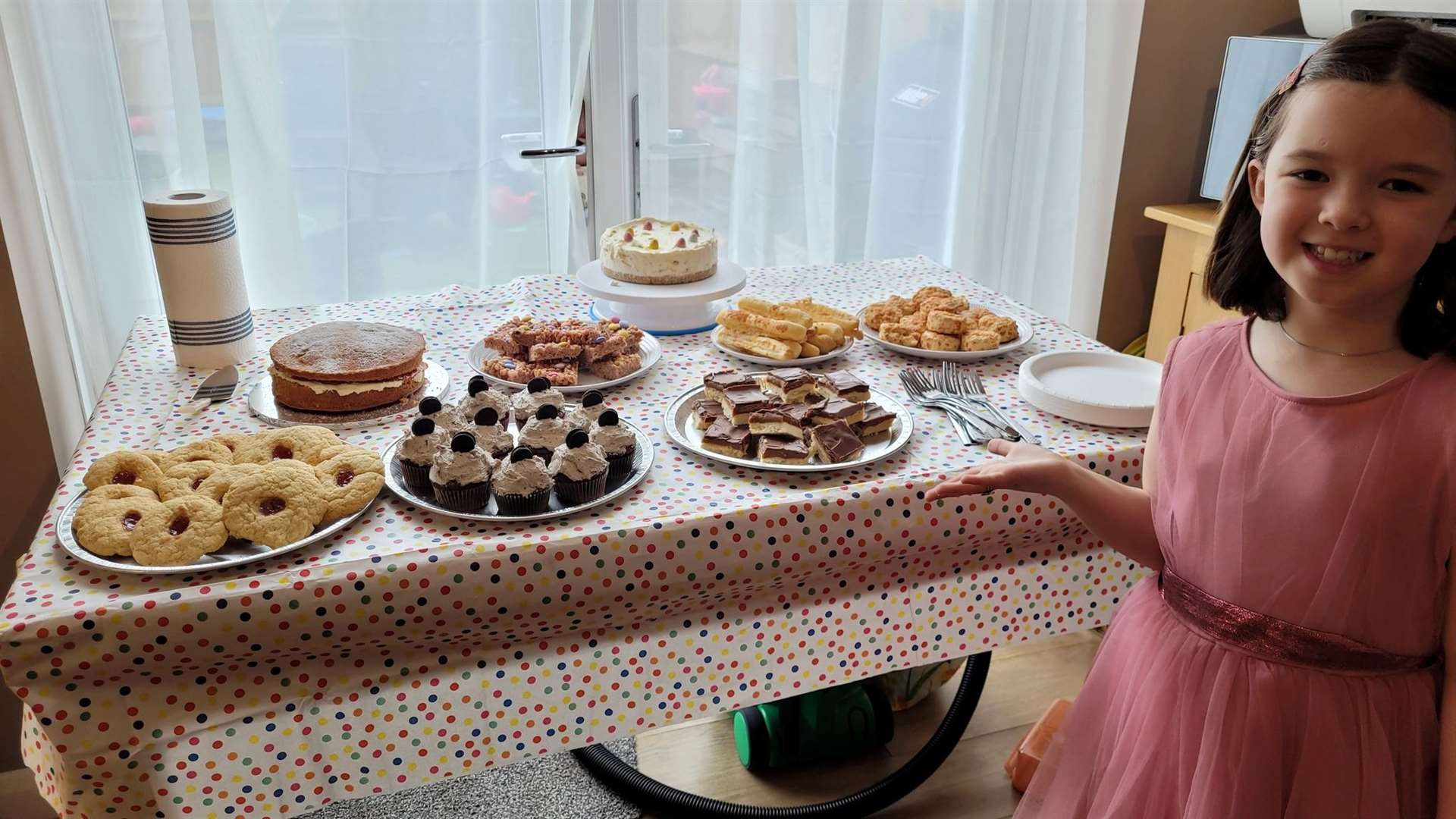 Sophie Gardner, from Faversham, decided to raise money for East Kent Hospitals Charity with a bake sale. Picture: East Kent Hospitals NHS