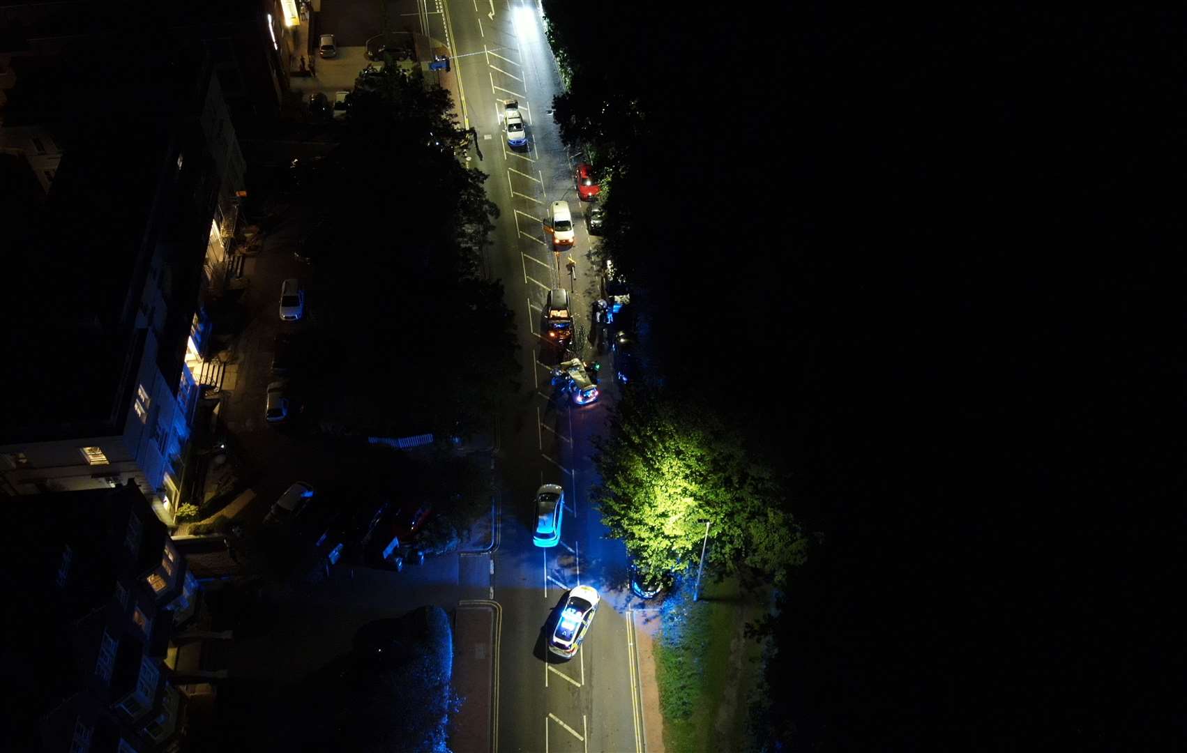 A drone was used by Kent Police to help catch a suspected dangerous driver in Tunbridge Wells Picture: Kent Police