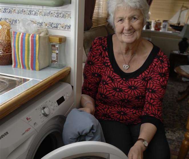 Mavis washed Ray's work clothes - which caused the cancer - decades ago