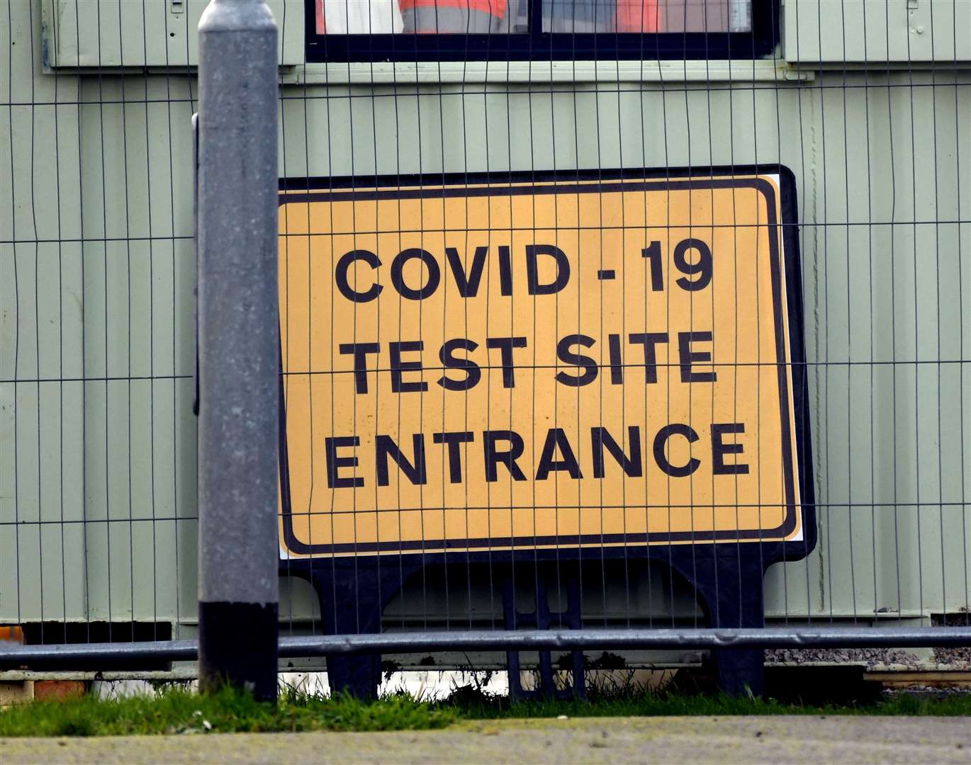 The Covid testing site in Folkestone will be for people who can walk to it