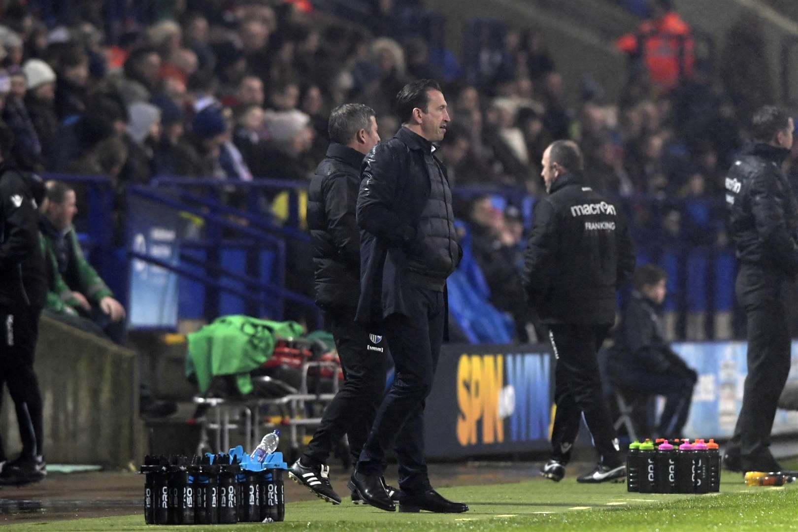 Justin Edinburgh was in charge of the Gills when they last visited Bolton Picture: Barry Goodwin