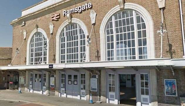 The incident reportedly happened at Ramsgate railway station
