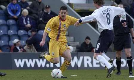 FINE DEBUT: Gillingham new boy Matt Jarvis was praised by Hessenthaler for his display at Preston. Picture: MATT WALKER