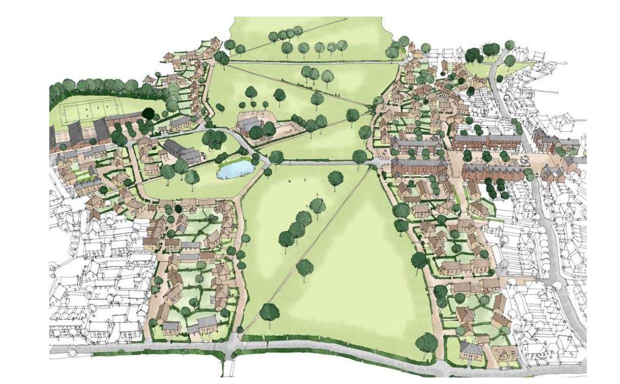 How Bobbing Garden Village could look. Picture: SBC planning portal (61120559)