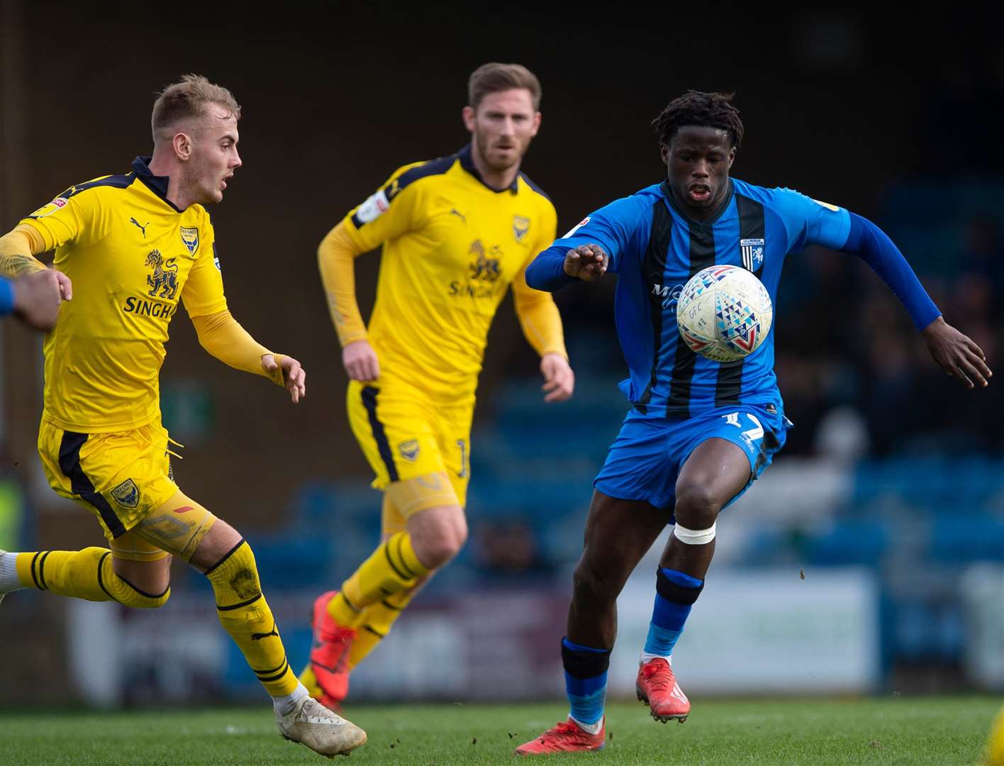 Gillingham's loan midfielder Leo Da Silva Lopes Picture: Ady Kerry