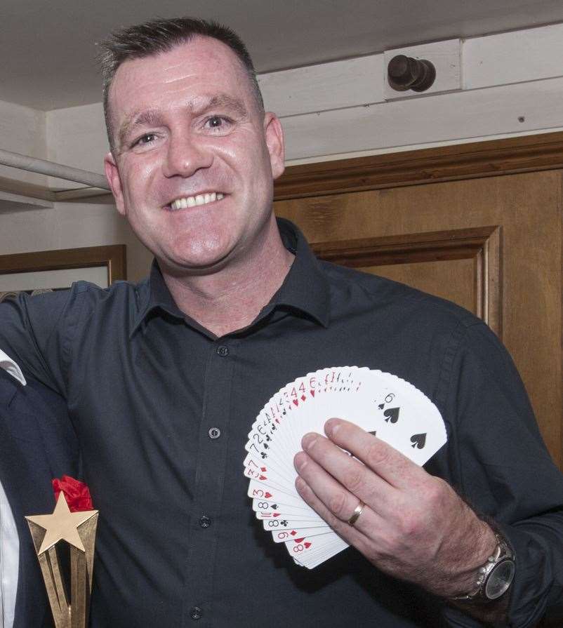 Martin wowed crowds with his card tricks