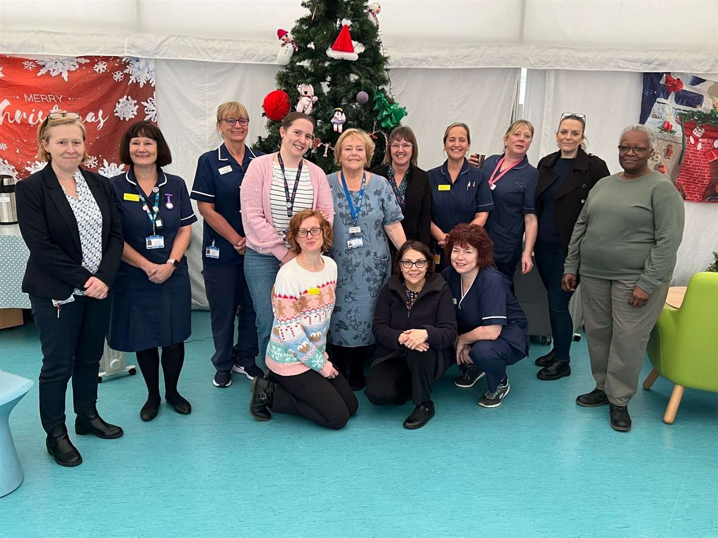 Some of the maternity team at the trust. Picture: Dartford and Gravesham NHS Trust