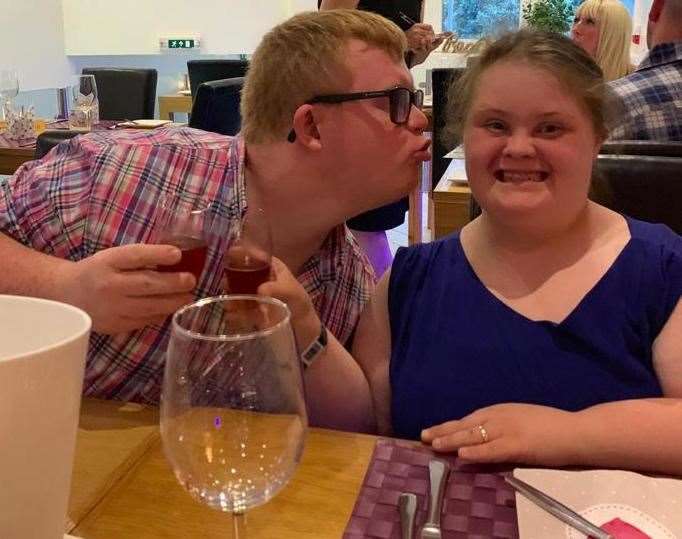 Kieran and Emmie, who married in August 2019, say they have coped well with lockdown
