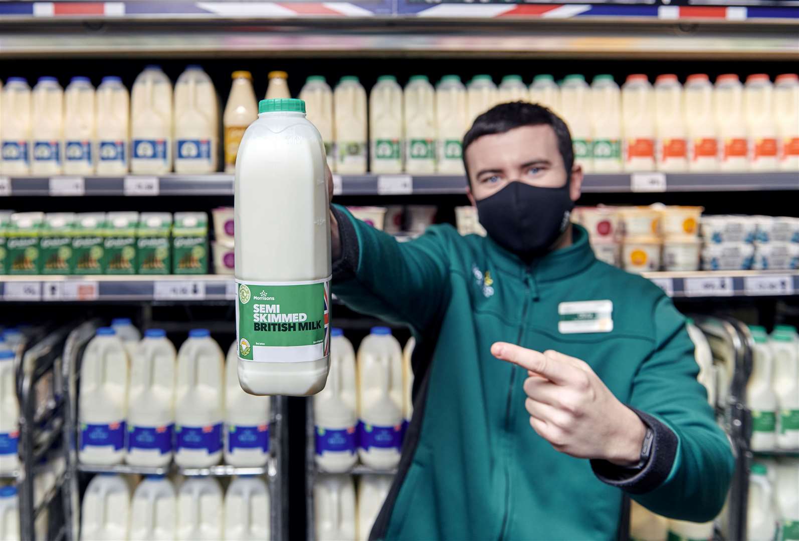 Morrisons scrapped use by dates on its milk in 2022. Image: Morrisons.