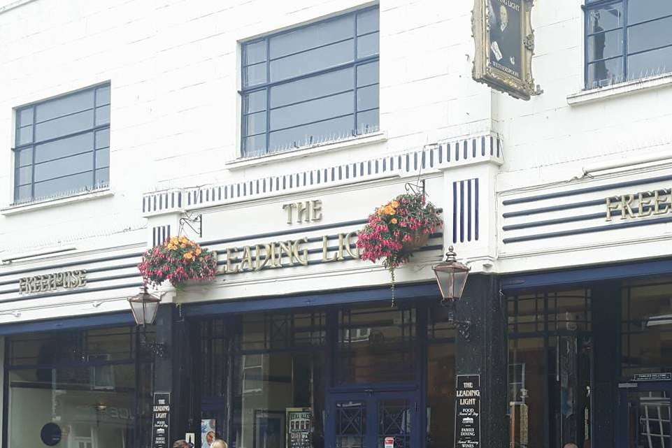 Police were called to the Leading Light pub in Preston Street