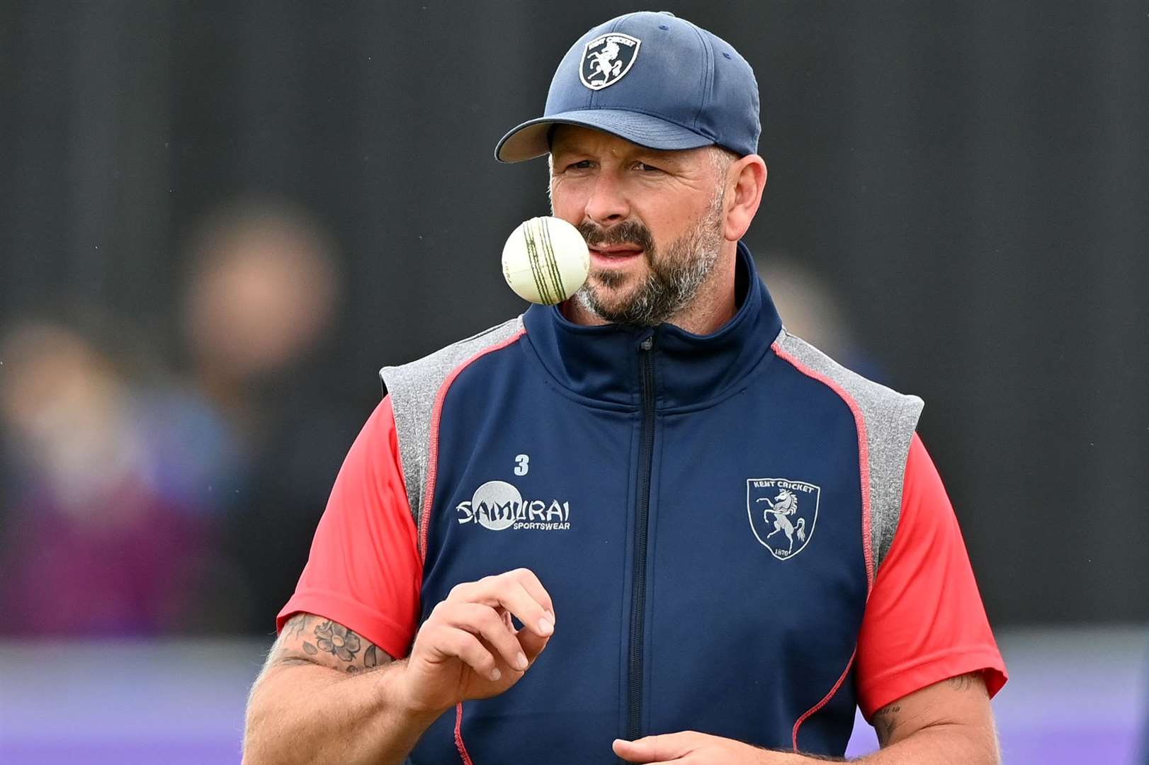 Darren Stevens - in the wickets again for Kent against Middlesex. Picture: Keith Gillard