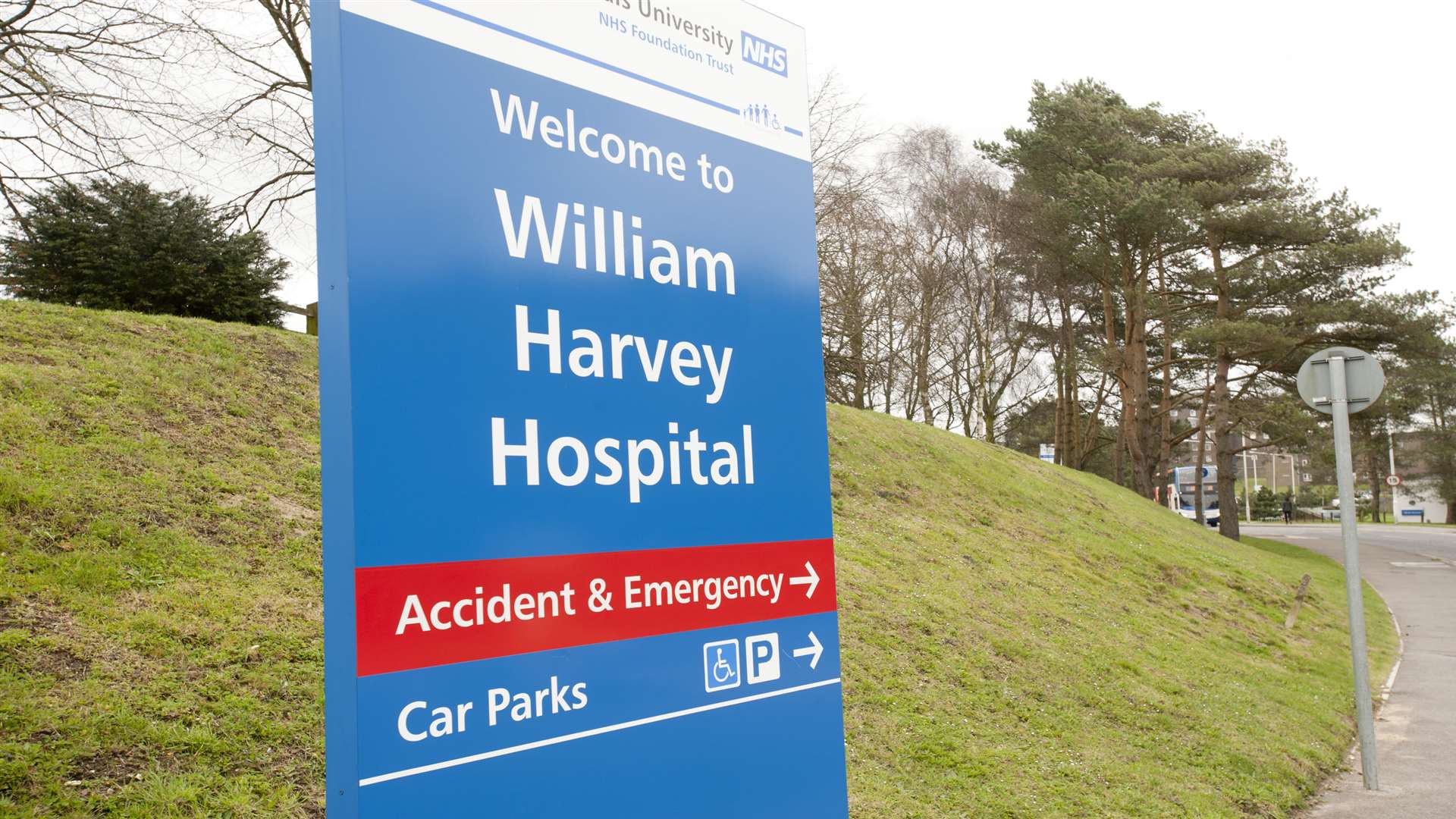 William Harvey Hospital in Ashford. Stock picture