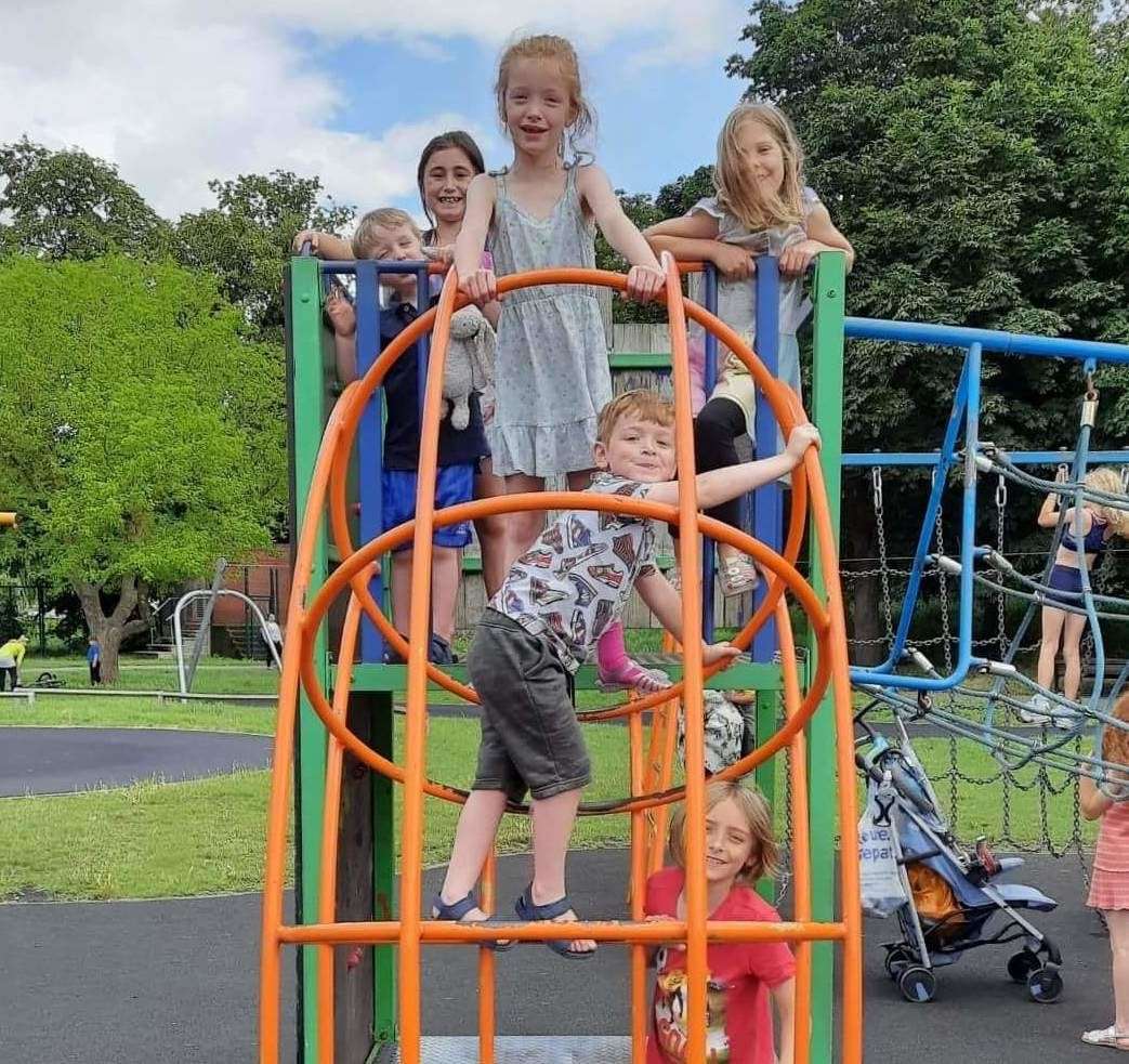 Play time at Hesketh playground